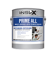 ISRAEL PAINT & HARDWARE Prime All™ Multi-Surface Latex Primer Sealer is a high-quality primer designed for multiple interior and exterior surfaces with powerful stain blocking and spatter resistance.

Powerful Stain Blocking
Strong adhesion and sealing properties
Low VOC
Dry to touch in less than 1 hour
Spatter resistant
Mildew resistant finish
Qualifies for LEED® v4 Creditboom